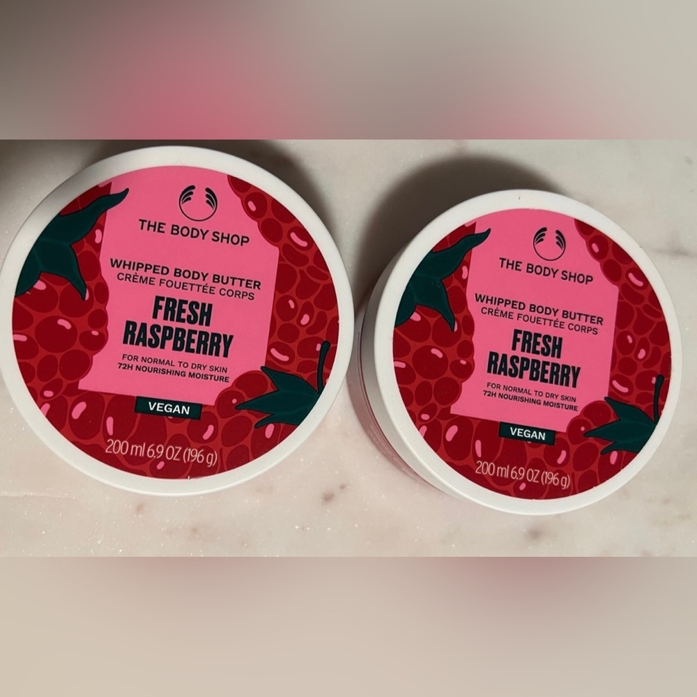The BODY SHOP RASPBERRY BODY BUTTER vegan